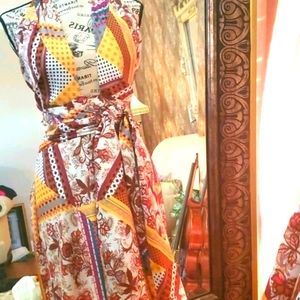 Halter, Printed Dress